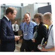 Our Royal Patron Prince William presents our students with 2013's SkillForce Prince's Award.